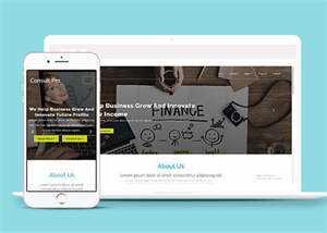 宽屏企业创新设计网站模板下载 - KingHub