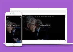 美国律师事务所企业网站模板源码 - KingHub