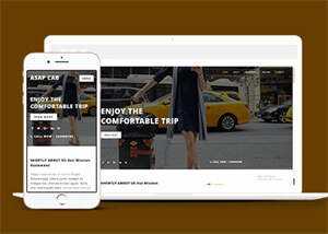 TaXi出租车活动专题网页模板 - KingHub