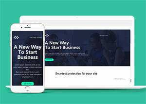 简洁数据挖掘分析网站模板下载 - KingHub