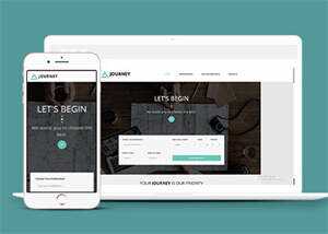 浅蓝色旅行社HTML网站模板下载 - KingHub