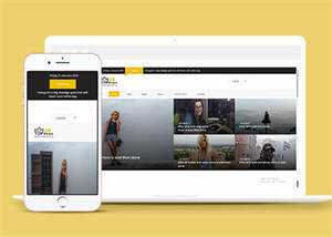 宽屏欧美图片分享网站模板下载 - KingHub