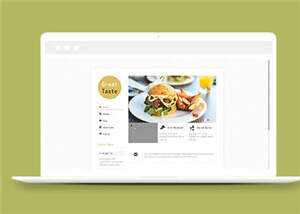 简洁快餐店源码模板下载 - KingHub