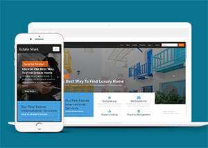 公寓投资企业html网站模板下载 - KingHub
