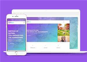 简洁项目产品说明响应式网页模板下载 - KingHub