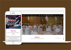 简洁国外婚礼策划网站模板 - KingHub