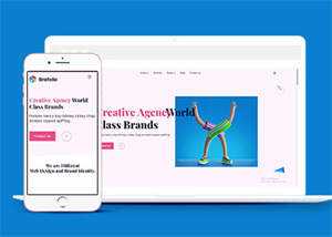 创意品牌广告设计公司网站模板 - KingHub