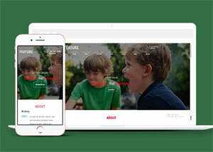 儿童教育学校静态网站模板下载 - KingHub