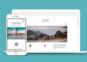 宽屏企业产品信息响应式网页模板下载 - KingHub