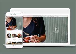 简洁个人休闲博客网页模板下载 - KingHub