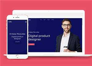 创意数码产品公司网站模板源码下载 - KingHub