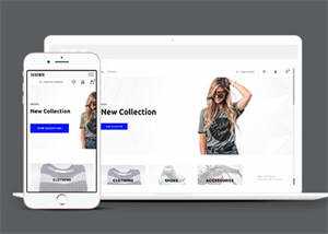 简洁高端时尚时装网店商城模板 - KingHub