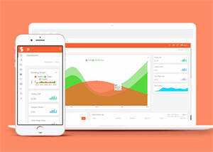 简洁后台管理员系统网站模板 - KingHub