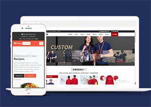 宽屏美食DIY制作网站模板下载 - KingHub