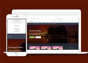 大图旅行企业框架网站模板下载 - KingHub