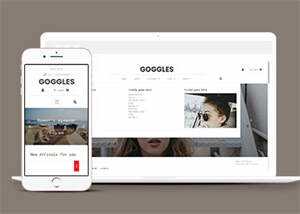 关于网上眼镜商城网站模板下载 - KingHub