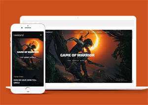 游戏制作公司官网网站模板下载 - KingHub