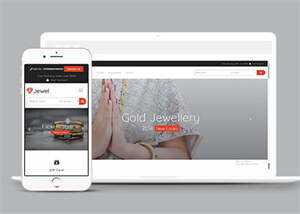 关于金银首饰企业官网网站模板 - KingHub