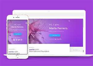 视觉体验设计师简历类模板下载 - KingHub