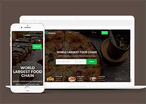 美食外卖订餐APP网页模板下载 - KingHub