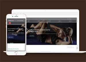 健身房加盟类企业网站模板下载 - KingHub