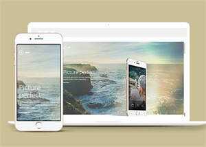 图片视差APP应用网站模板下载 - KingHub