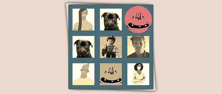 css3鼠标悬停九宫格相册图片方格变圆形动画特效 - KingHub