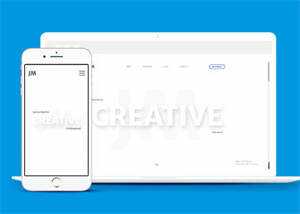 白色设计师个人作品集模板下载 - KingHub