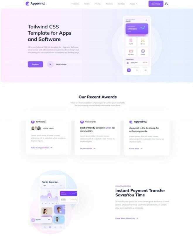 APP开发软件设计CSS网站html模板 - KingHub