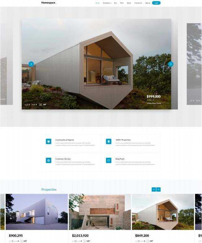 别墅在线交易服务机构网站html模板 - KingHub