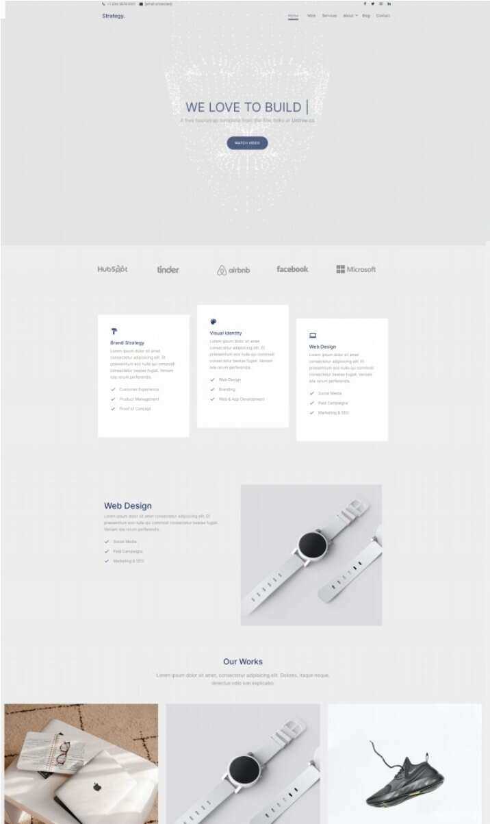 品牌视觉设计公司网站html模板 - KingHub