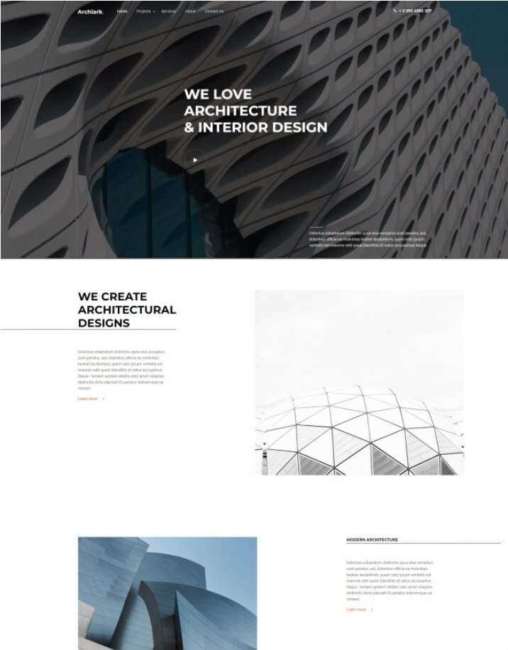HTML5建筑室内设计公司网站html模板 - KingHub