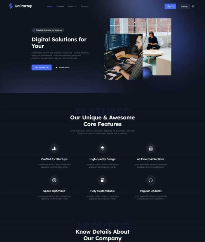 数字解决方案企业CSS模板 - KingHub