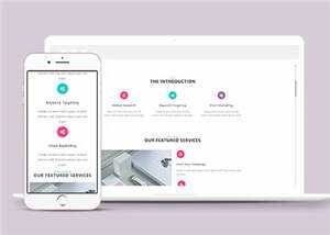 产品营销信息展示HTML网页模板下载 - KingHub