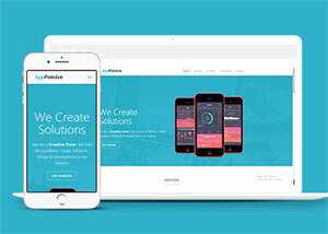 简洁通用手机app介绍展示网页模板 - KingHub