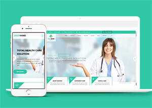 私人医院健康体检网站模板下载 - KingHub