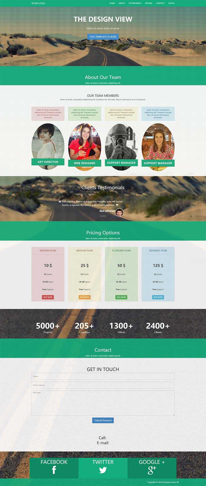 绿色企业邮箱销售单页面网站HTML5模板 - KingHub