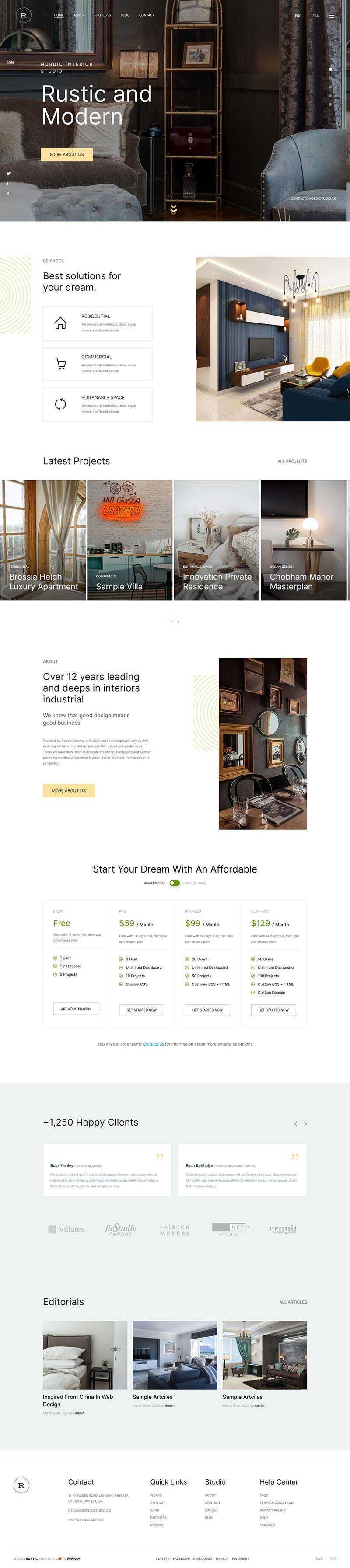 Bootstrap5多用途的企业展示网站html5模板 - KingHub
