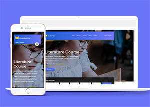 在线教育课堂HTML5网站模板 - KingHub