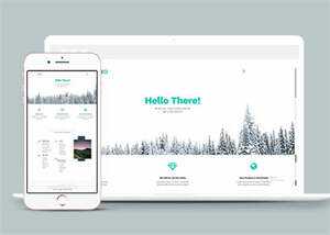 关于极简设计公司响应式模板下载 - KingHub