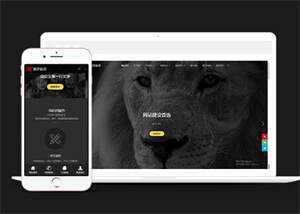 简洁品牌设计建设类网站前端模板 - KingHub