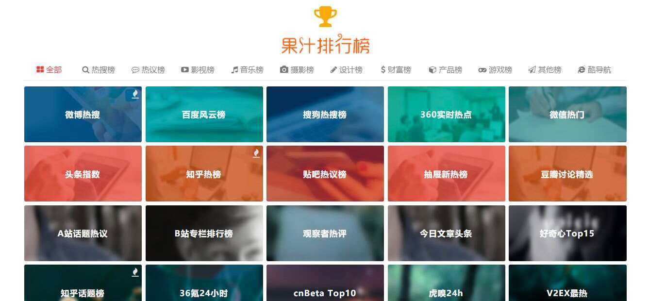 精美网址导航及热点热搜影视排行榜源码 - KingHub