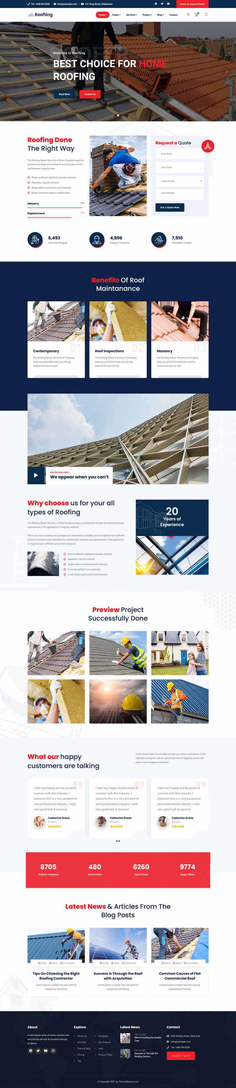 Bootstrap响应式的房屋建筑工程企业html模板 - KingHub