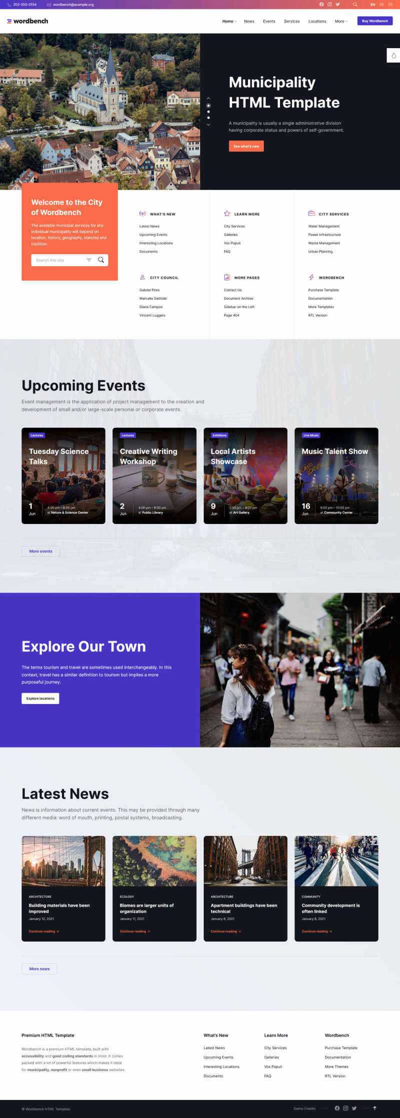 响应式本地生活社区类网页html模板 - KingHub