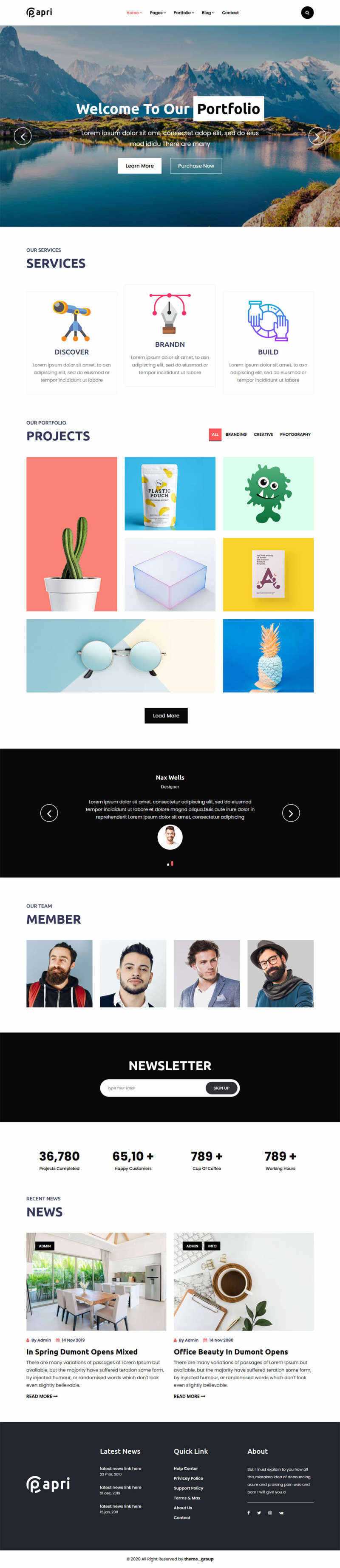 bootstrap多功能的企业介绍展示html5模板 - KingHub