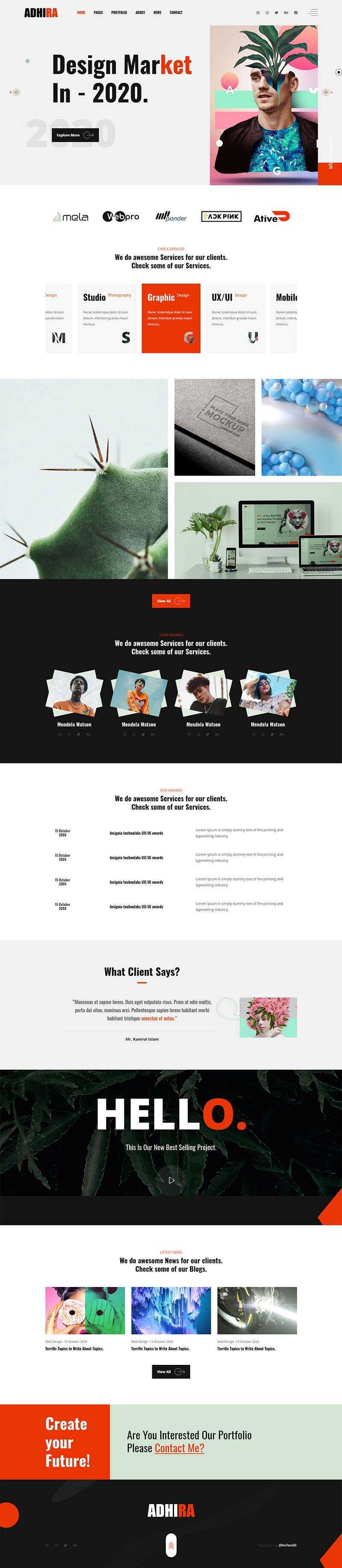 Bootstrap响应式企业宣传主题网站HTML模板 - KingHub