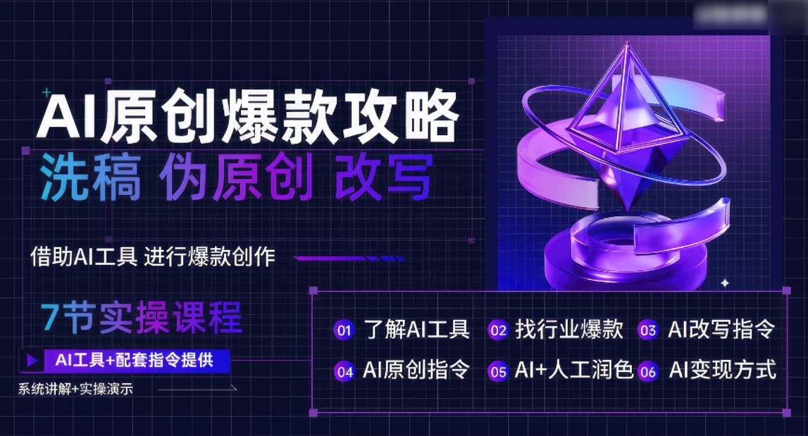 AI原创爆款攻略，洗稿改写伪原创必备，轻松创作10万+爆款文案 - KingHub