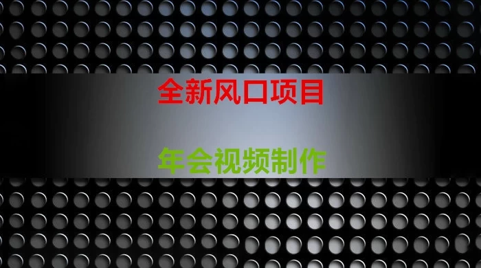 年会视频制作项目，全新风口 - KingHub