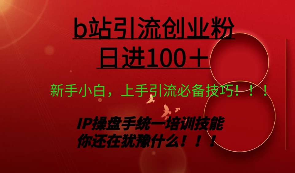 日引创业粉 100+ b 站全套打法【实操教学】不容错过 - KingHub