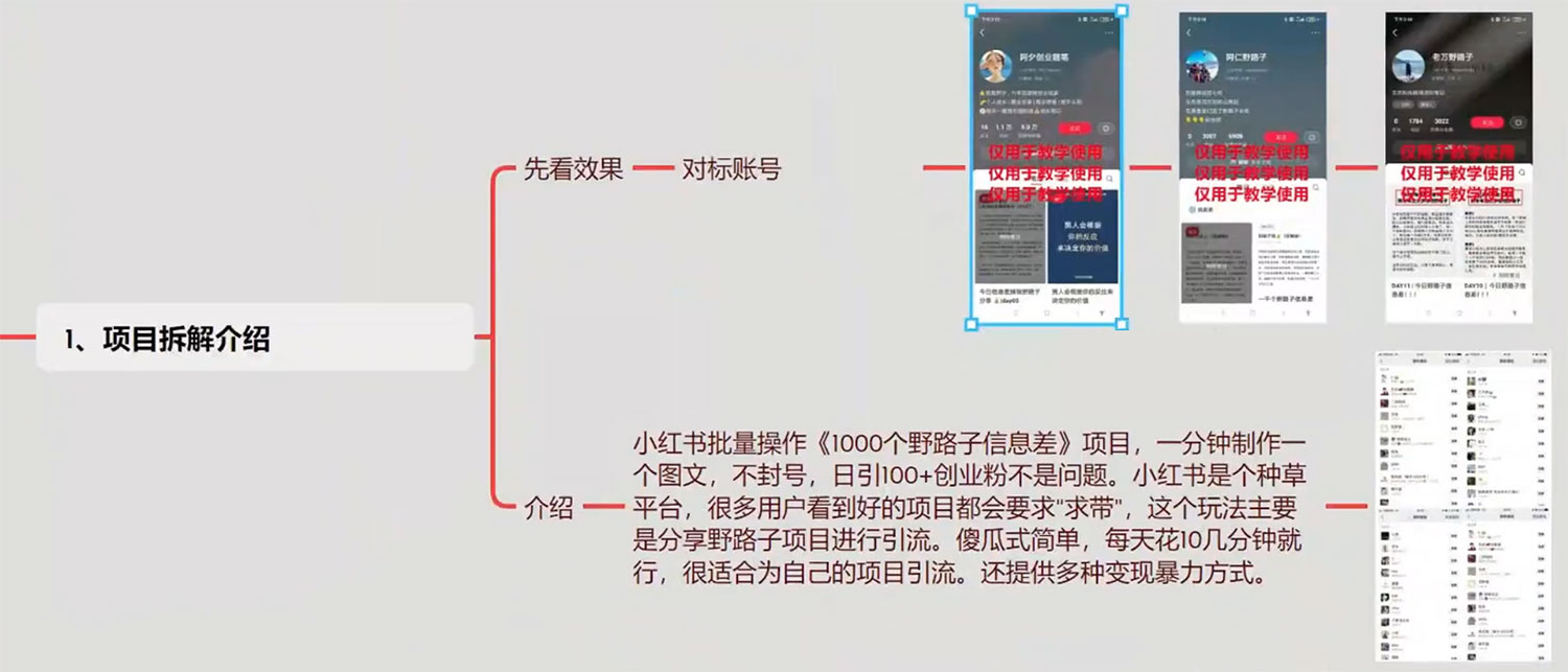 图片[2] - 小红书批量操作《 1000 个野路子信息差》玩法，日引 100+ 创业粉，一分钟一个图文 - KingHub